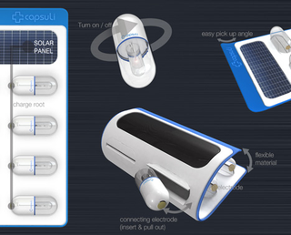 Illustration for article titled Capsuli Emergency Solar-Charged LED Lights in a Pass-Around Pack